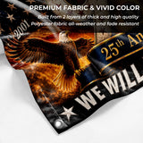 Patriot Day 25th Anniversary Double Eagle Honoring Heroes Grommet Flag SKU